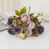 Decoratieve bloemen Mooie nep Rose Flower Langdurige faux geen water gevende indoor ornament simulatie Bouquet DIY