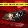 Faróis de carro para Buick Excelle XT 2009-2014 LED Luz de circulação diurna Lente dupla Xenon Signal Faróis de nevoeiro