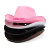 Wide Brim Hats Bucket Western Studded Cowboy Retro Jazz Wild West Cap for Gentleman Cowgirl Men Women Outdoor Knight 230504
