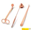 Kaarsenaccessoire cadeau pack 3 in 1 set roestvrijstalen kaarse bell snuffers wick trimmer kaarse wick dipper 3pcsset