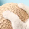 Giocattolo giocattolo gatto graffiatore graffiatore sisal sfera gattino gattino macinazione delle zampe giocattoli per mobili per animali domestici.