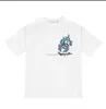 Trappp Designer Fashion Vêtements Tshirt Flame Dice HD Imprimé à manches courtes Summer Mens T-shirt Loose Cotton Show Love You Fashion