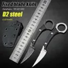 Messen D2 Steel Camping Hunting Survival EDC Tool Outdoor Utility Self Defense Weapons Fixed Blade Combat Tactical Knife G10