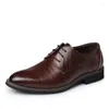 Chaussures habillées bleu marron grande taille mode homme mature authentique mariage en cuir entreprise d'âge moyen d'âge d'âge