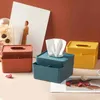 Weefselboxen servetten Noordse stijl multifunctionele plastic weefselbox papertissue case organisator huistafel decor Z0505