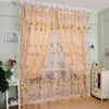 Rideau 1Pc moderne tulipe fenêtre écran salon chambre porte cuisine drapé décoration de la maison fournitures Transparent