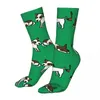 Men's Socks Funny Green Jack Russell Terrier Women 2023 Men Bike