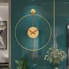 Настенные часы металлические 3D Watch Art Оригинальный дизайн роскошная европейская домашняя мебель Silent Horloge Murale Decor