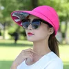 Geniş Memlu Şapkalar Geliş Yaz bayanlar Visors Visors Güneş Koruma Çiçekleri Nefes Alabilir Açık Bisiklet Kadınlar İçin Büyük Tepeli Şapka Kapağı Sunhat