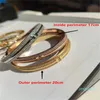 Love Silver Designer Solid Gold Single Tennis Branslelets Zestaw Mody Diamentowa biżuteria dla mężczyzn Women Party Wedding