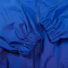 Kurtki mężczyzn Hip Hop Refleksyjne paski Męskie HARAJUKU Patchwork zamek błyskawiczny Windbreaker Streetwear Casual Loose Varsity Coats Unisex Blue 230505