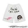 wangcai01 Mens Shorts Summer Shorts Gun ent Print Women Man Knee Pants Harajuku fa Loose High Waist Five Point Pants Cartoon y2k Man Shorts