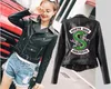 Women's Leather & Faux 2023 Runway Riverdale Women PU Jacket Fashion America Kpop Motorcycle Southside Serpents Artificial Coat