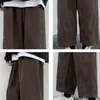 Herenbroeken mannen casual plus maat 3xl vaste corduroy rechte broek mannelijke losse ins chic elastische taille trendy Koreaanse stijl streetwear 230504