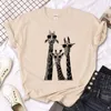 Heren t shirts giraf t-shirts vrouwen zomer top vrouwelijke y2k kleding