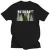 Men's T Shirts Designing Shirt Cotton Letters Men Bushcraft Wilderness Nature Survival Army Green Clothes Hiphop