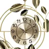 Wall Clocks Large Elegant Modern Clock With Arabic Numberals NonTicking Silent Big Home Decoration