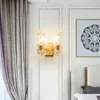 Lampa ścienna deyidn miedziana opinka na toalet makijaż lustro przednie klasyczne światło nocne przyśród salonu.