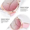 Wristwatches 2 Pcs Lady Wrist Watch Fashion Decorative Bracelets
