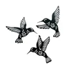 Wallpapers 3 Pieces Bird Wall Art Decoration for Kids Nursery Patio Home Ornaments 230505