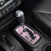 Upgrade Bling Crystal Car Gear Shift Box Trim Sticker Panel Cover For Jeep Wrangler JK JKU 2012-2018 Car Accessories Interior For Women