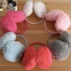 Donne eleganti integranti signore colorate colorate peluche soffici orecchini caldi aurico