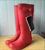 Botas de chuva de grife para mulheres moda não deslizamento Knee High Watersperme Boot de borracha Classic UK Basta Botas de neve Y23