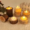 Candelabros Vintage Estufa de madera Suculentas Jarrón Columna Diseño Titular Decoración de mesa de fiesta de boda Decoración del hogar de Navidad