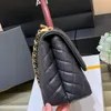 Designer Crossbody bag Genuine leather Handbag 28CM Luxury Evening bag Delicate knockoff Shoulder bag With Box YC026