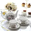 Tasses soucoupes vaisselle canari britannique tasse à thé soucoupe ensemble théière Dessert support assiette bol à nouilles assiettes à salade vaisselle domestique