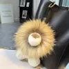 16cm/6.2" Real Genuine Mink Fur Lion Keychain Pompom Ball Bag Charm Purse Bag Car Phone Pendant Keyring Kids Toy