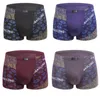 Underpants 4 Pcs/Lot Big Size Men Underwear Boxer Briefs Boy Panties Homme Undies Bottom Shorts Sexy Knickers Modal Bamboo Fiber