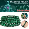 Strand 108 Natural Malachite Stone &Necklaces Women 6mm Green Beads Pendants Mala Prayer Bracelet Men Yoga Jewelry Gift
