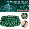 Strand 108 colliers en pierre de Malachite naturelle femmes 6mm perles vertes pendentifs Mala prière Bracelet hommes Yoga bijoux cadeau