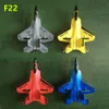 Modèle d'avion Avion RC F22 Camouflage Gris Planeur 2.4G Avions télécommandés SU35 EPP Avion en mousse SU57 Jouets pour enfants 230504