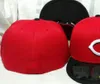 Herren Baseball Full Closed Caps Sommer True Fit Hip Hoper Hut Hut Dad Gorras Hombreball Bone Männer Frauen 32 Teams Casual Sport flacher Taaten C Cincinnati Mix Farben