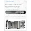 Stative Triopo 67" Kohlefaser-Kamerastativ mit professionellem Einbeinstativ und 360-Grad-Kugelkopf für DSLR-Kameras