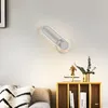 Duvar lambası Modern Minimalist Yatak Odası Başucu Led İskandinav oturma odası arka plan kabloları ücretsiz çalışma şarj edilebilir