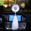 Nouveau luxe voiture renard tête pendentif voiture rétroviseur pendentif protéger sécurité voiture décoration Bling voiture accessoires pour femme