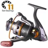 Baitcasting Reels Sougayilang 11 Ball Bearing Spinning Fishing Reel 5.2 1 High Speed Gear Ratio Rightleft Interchangeable Handle Fishing Wheel 230505