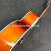 Custom 12 Saiten Grand Jumbo Flamed Maple Rückseite Tabacco Burst Akustikgitarre