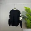 Women'S T-Shirt Mens Plus Size Sweaters Hoodies In Autumn / Winter 2023Acquard Knitting Hine E Custom Jnlarged Detail Crew Neck Cott Dhjkm