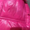 GQWO Aşağı Parkas Moda Pembe Ceketler Erkek Sıcak Küfür Ceket Klasik Stil Işık Çift Çift Fermuarı Hardigan Kapşonlu Sokak Giyim Palto Kış Tasarımcısı RW7M