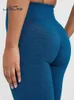 Leggings da donna CHRLEISURE Long Knitting Women Sport Vita alta Butt Lift Pantaloni Capispalla Running Abiti femminili Leggings dimagranti elastici 230505