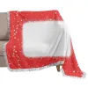 Sublimation Bleached Blanket with Tassel White Blank Heat transfer Printing Shawl Wrap