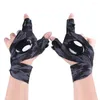 Night Lights Outdoor Fishing Magic Strap Fingerless Gloves Light Waterproof With LED Rescue Tools