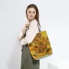 Evening Bags Tote With Bird Flower Print Reusable Grocery Shopper Shoulder Bag Foldable Commut Totes Gift Women's Handbag Outdoors Packs