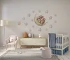 خلفيات أرنب جدار صائق القمر نجوم الجدار صغيري أرنب Wallsticker Rabbit Moon Wallsticker Vinyl Wall Decal Bunny Rabbit Forest Water 230505