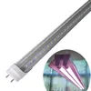 T8 G13-glödlampa Grow lampor för fröstart, LED GROW-ljusremsor för hyllor Full spektrum Floescent Tube-ersättning Bi-Pin G13 Base Crestech168