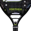 Tennisracketar Optum Fortress 18K kolfiber grov yta 14 hål strand tennisracket med täckväska 230505